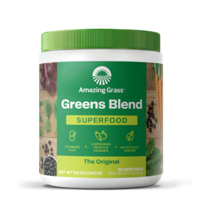 Amazing Grass Greens Blend Superfood, Powder Smoothie for Energy